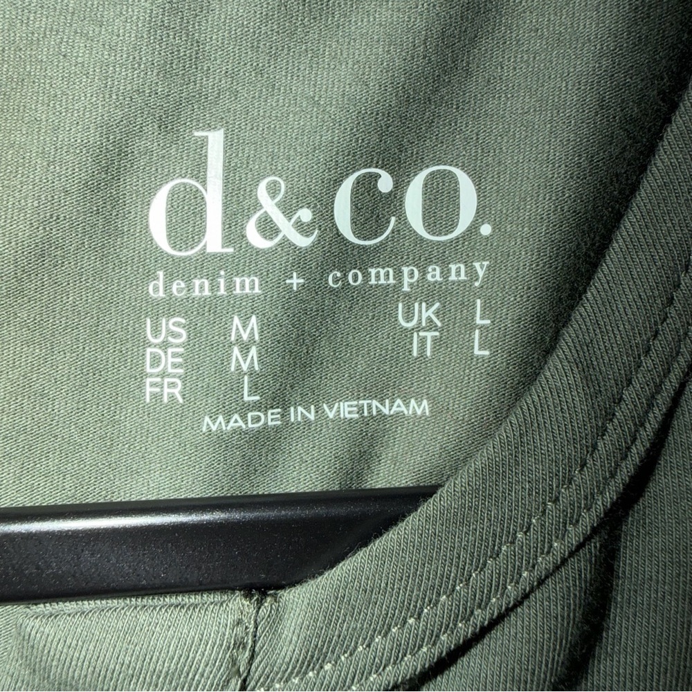 d & Co Size Medium Sleeveless Olive Green Maxi Dress Never Worn - Picture 4 of 6